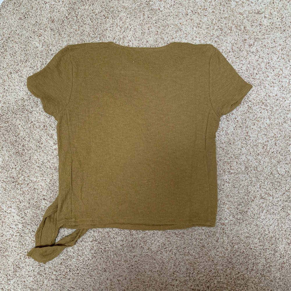 Madewell Wrap Tie Top - Picture 4 of 5